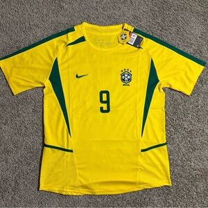 Nike Brazil 2002 soccer jersey Ronaldo #9 Size Large (L)